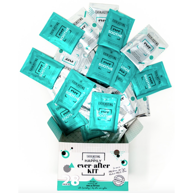 Everlasting Brows-Happily Ever-After Pack of 28 after care sachets for healing lips, brow and eyes