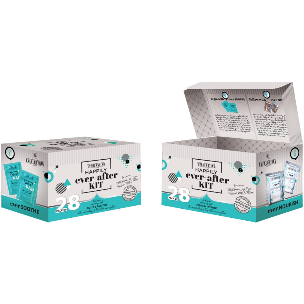 Everlasting Brows-Happily Ever-After Pack of 28 after care sachets for healing lips, brow and eyes