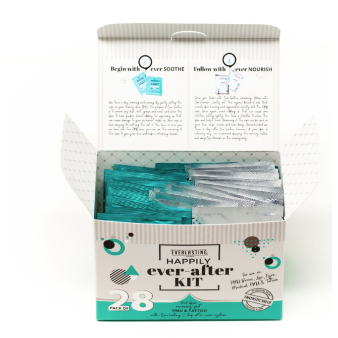Everlasting Brows-Happily Ever-After Pack of 28 after care sachets for healing lips, brow and eyes