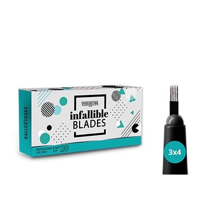 Everlasting Brows | Infallible Flat Shading Blades | 3x4
