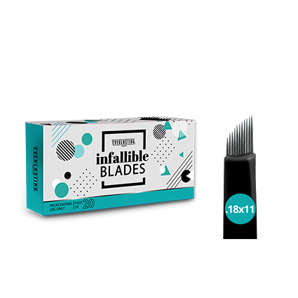 Infallible Blades | .18 Needle Blades by Everlasting Brows