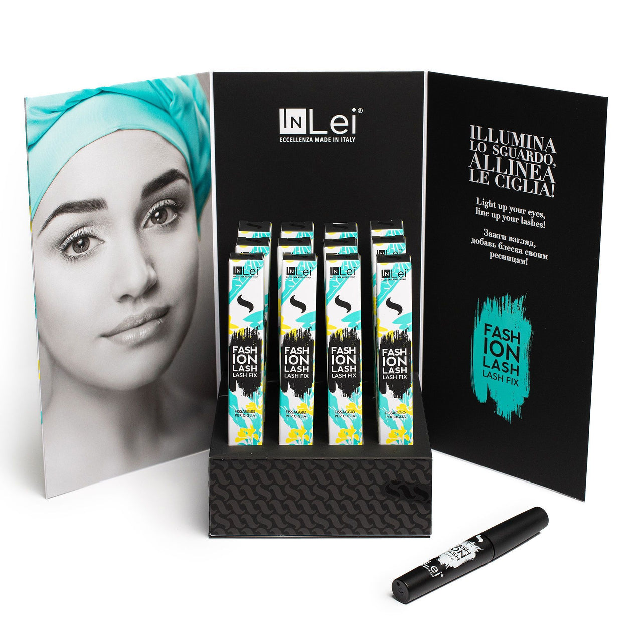 InLei® | Fashion Lash Serum for Eyelashes and Brows | Pack of 36 w/ Display