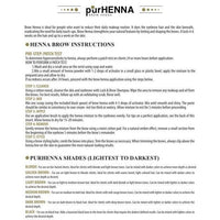 Thumbnail for purHENNA® | Brow Henna Instructions (Free Download)
