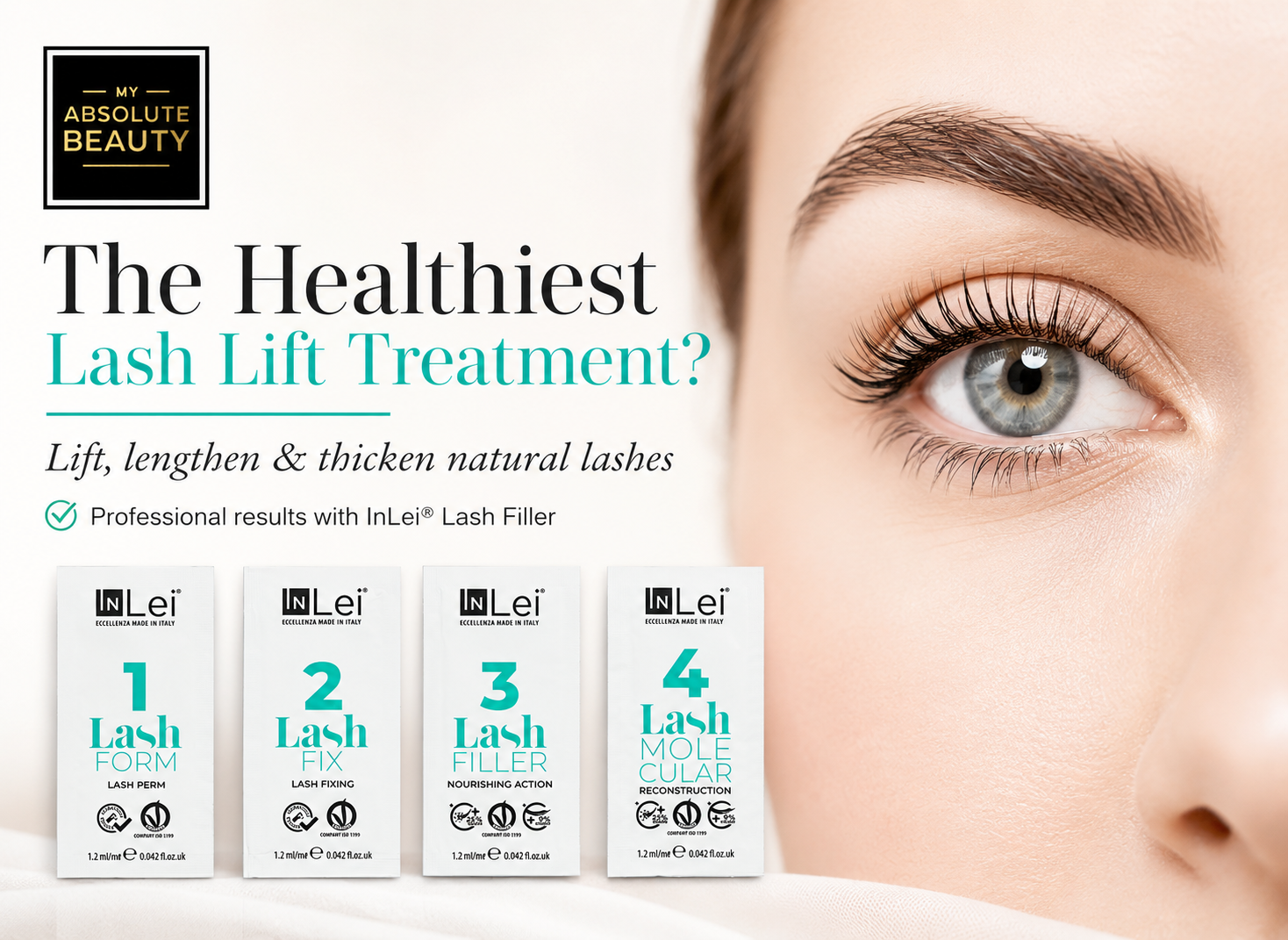 The Healthiest Lash Lift Treatment? How InLei® Lash Filler Lifts, Lengthens & Thickens Natural Lashes
