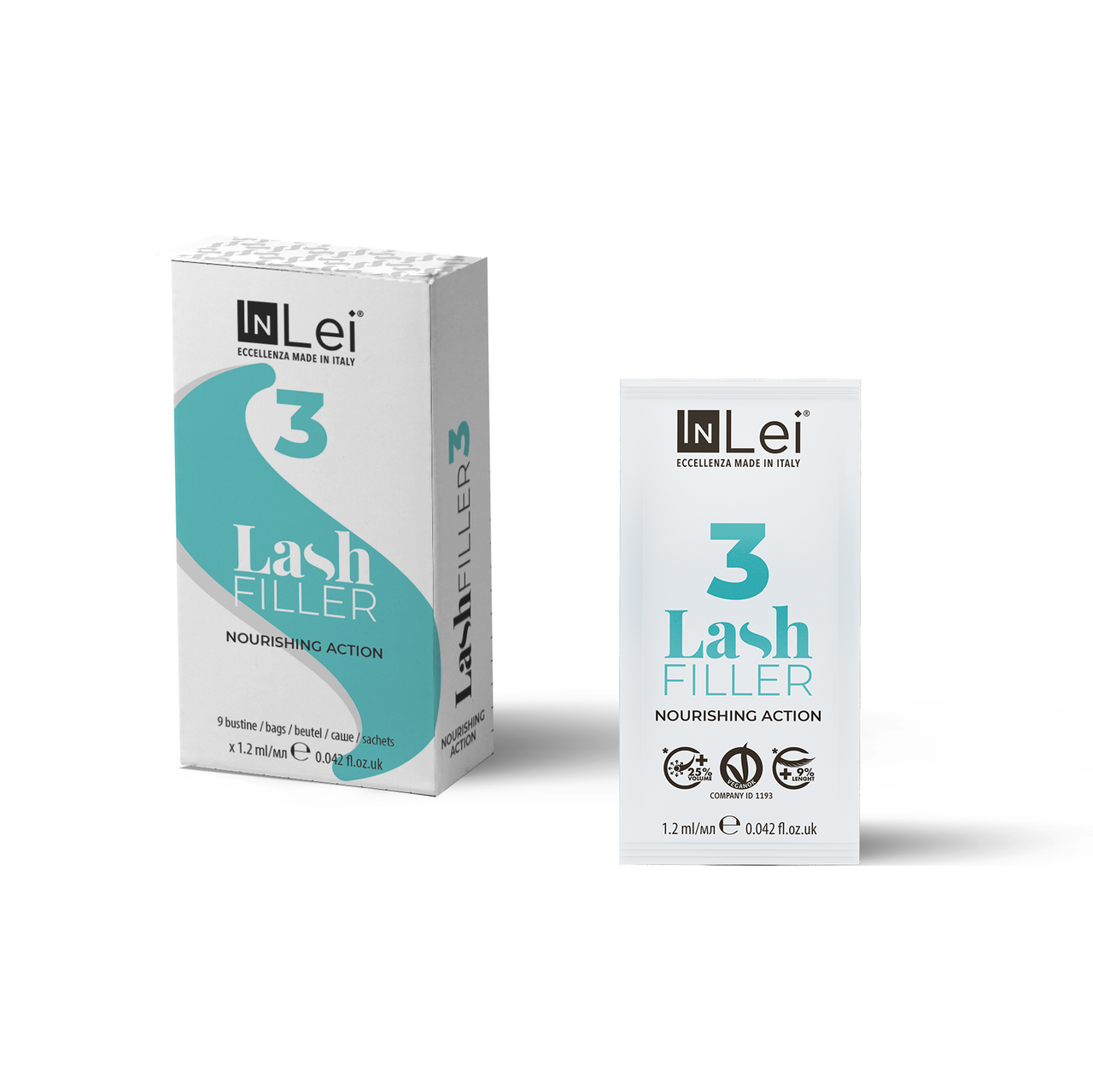 InLei- LASH FILLER 3 - LASH FILLER- 9 x 1.2 ml - 25.9 series