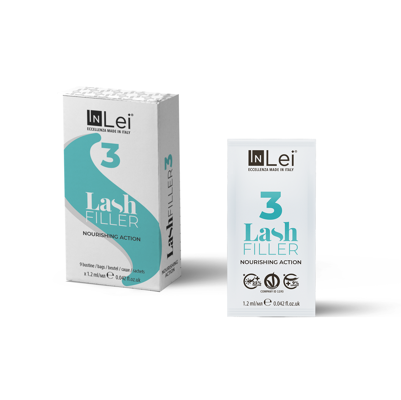 InLei- LASH FILLER 3 - LASH FILLER- 9 x 1.2 ml - Sachets