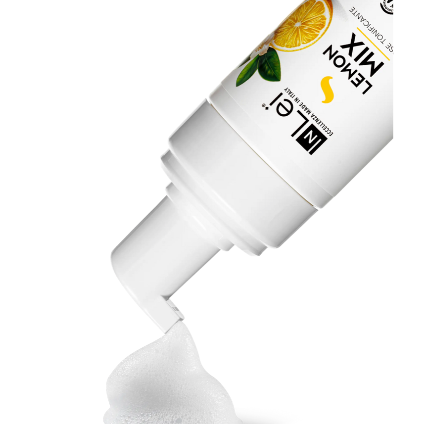 InLei® MOUSSE LEMON MIX toning makeup remover for eyelashes, eyebrows, and face 100ml