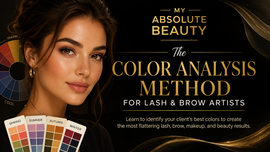 The Color Analysis Method for Lash & Brow Artists