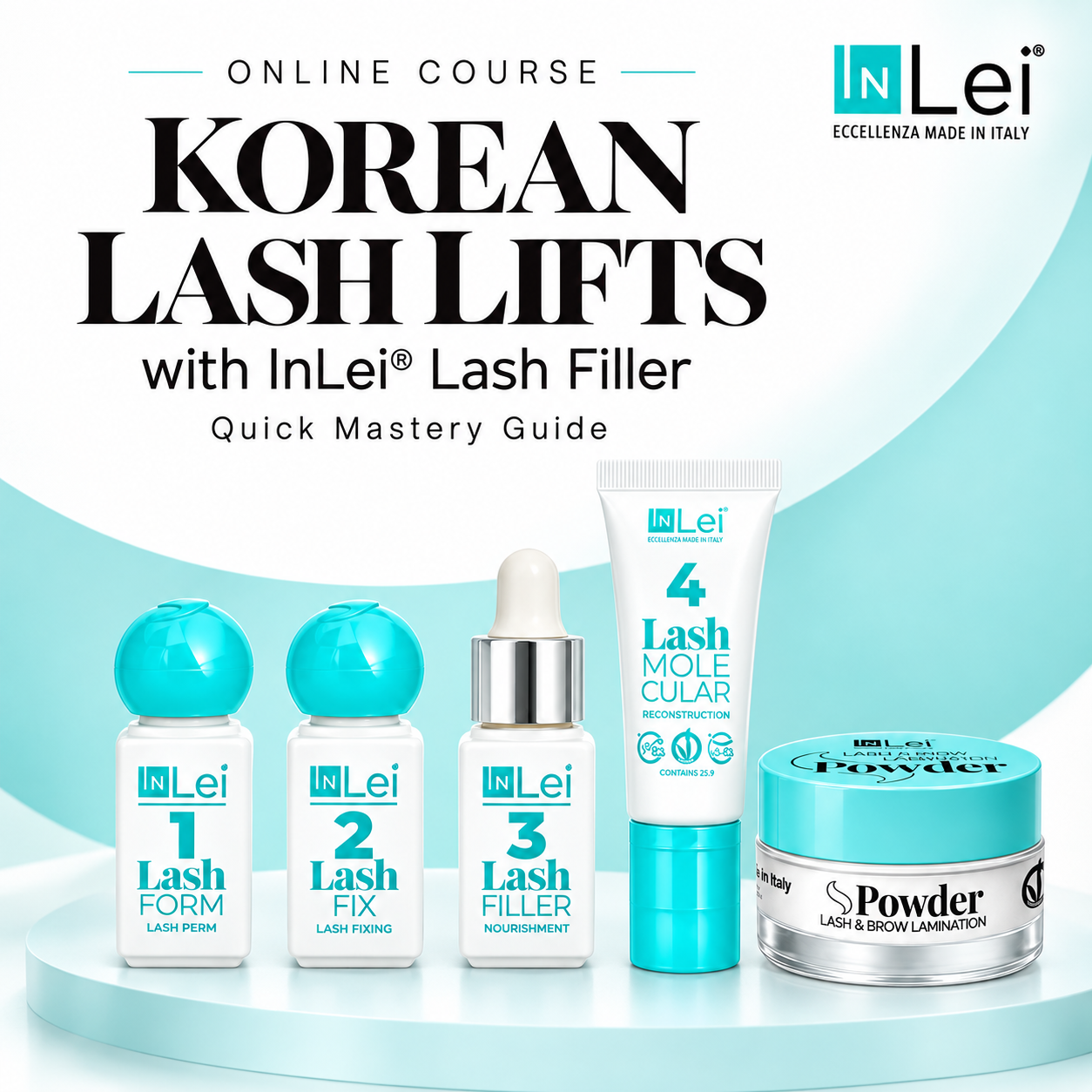 Korean Lash Lifts with InLei® Lash Filler — Quick Mastery Guide