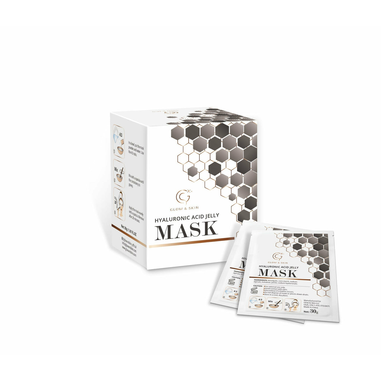 G&S | Hyaluronic Acid Jelly Mask | Pack of 10