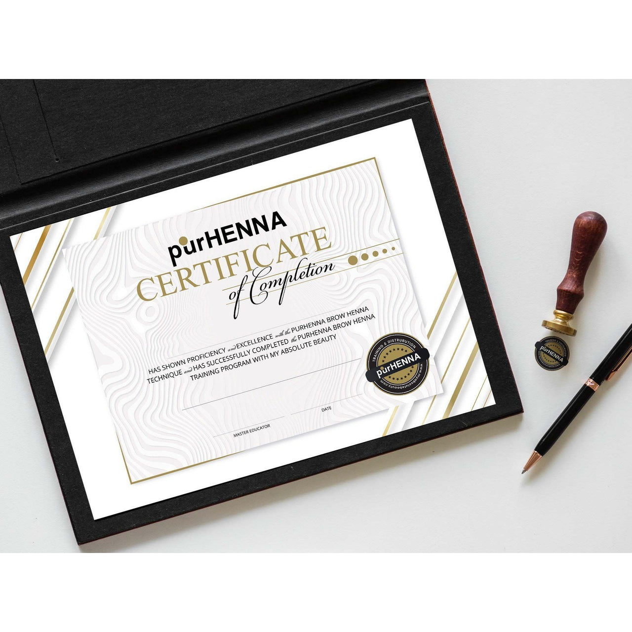 purHENNA® | Brow Henna | CERTIFICATE of Completion