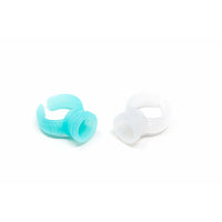 Thumbnail for Pigment Rings | White & Turquoise (50 pcs)