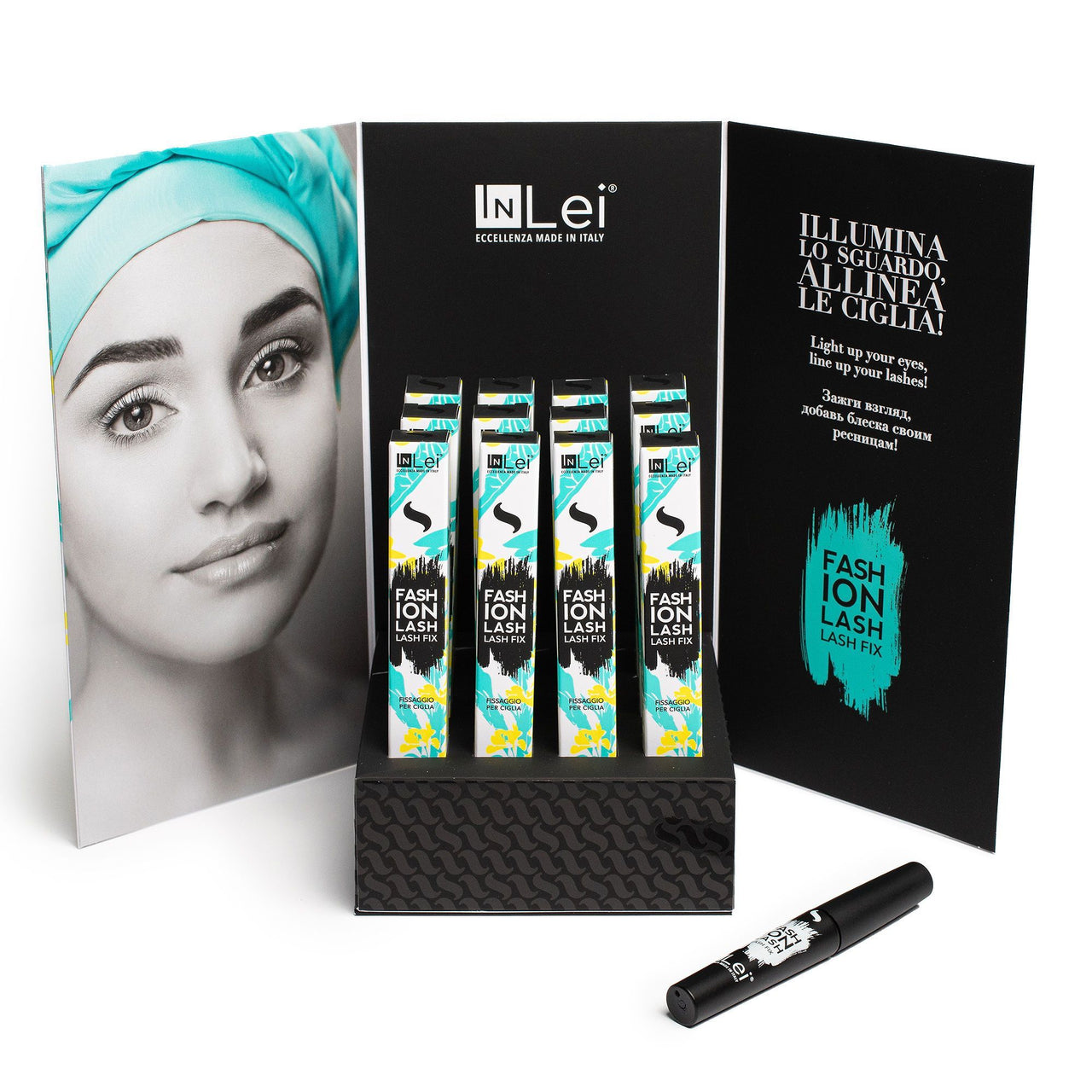 InLei® | Fashion Lash Serum for Eyelashes & Brows | Pack of 24 w/ Display