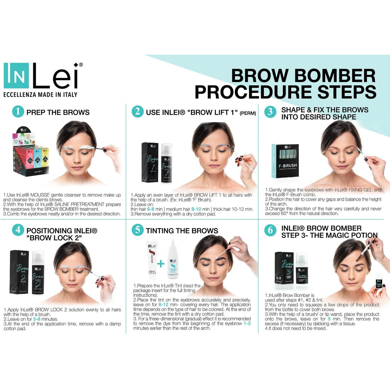 InLei® | Brow Bomber Lamination | Treatment Guide (Download)